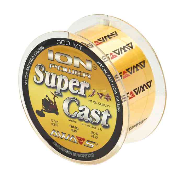 Леска карповая Awa'S ION POWER SUPERCAST 0.286мм