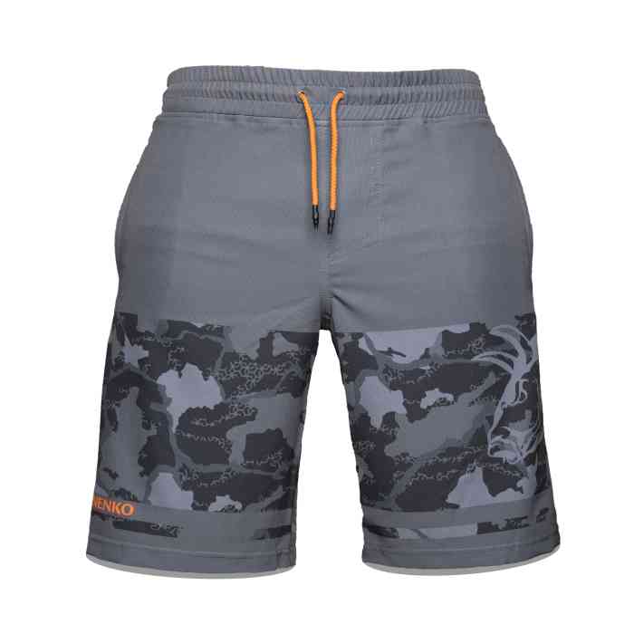Шорты на резинке Graphite black camo (S)