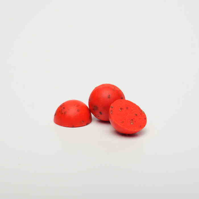 Купить Купить Бойлы нейтральной плавучести WAFTERS PRO FLUO STRAWBERRY (КЛУБНИКА ) 14ММ
