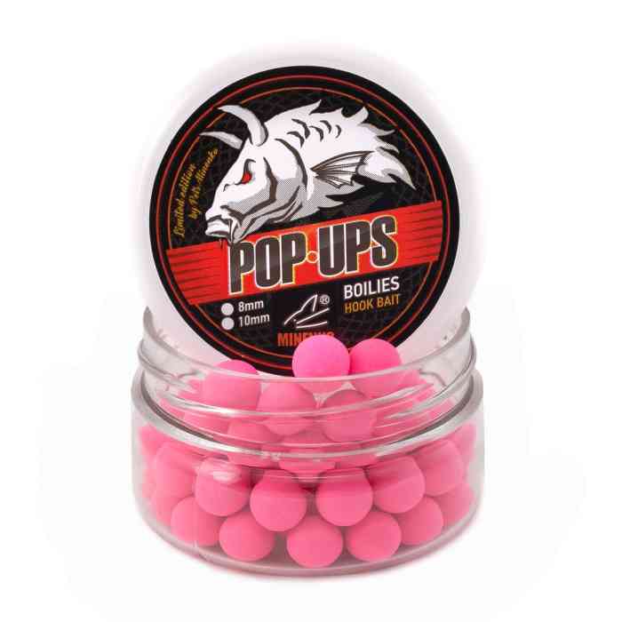 Бойлы плавающие MINENKO GARLIC (PINK) Pop-Up 10мм