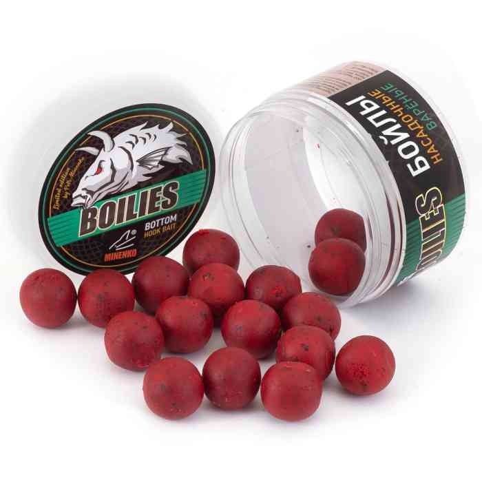 Насадочные бойлы MINENKO RED SPICE 24мм (варёные)